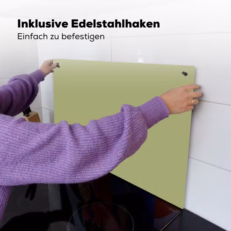 Whispering - Sage - Groen Inductie beschemer met haakjes klein 777 -ky-ophangen-de