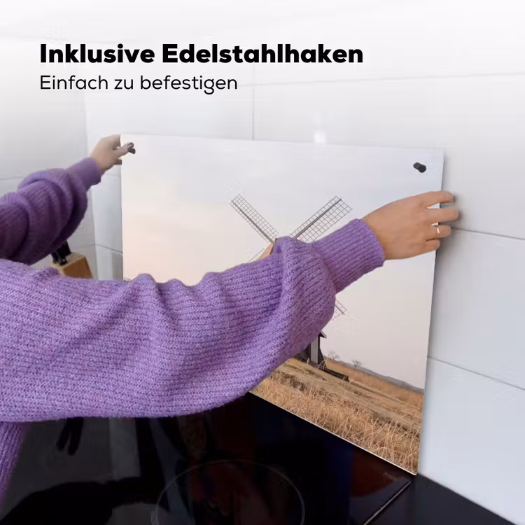 Windmolens - Landschap - Veld Inductie beschemer met haakjes klein -ky-ophangen-de
