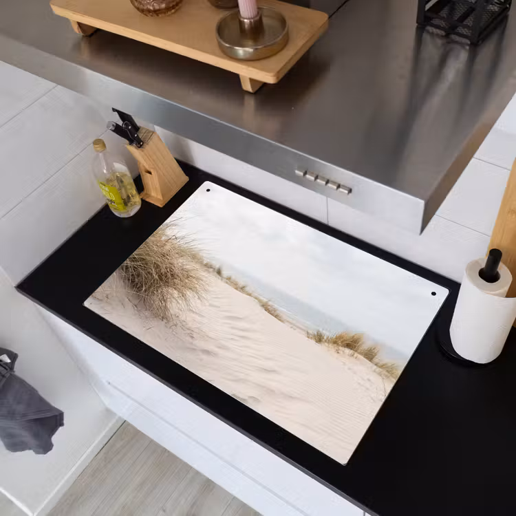Wolken - Duinlandschap - Zand Inductie beschemer met haakjes klein -sfeer1