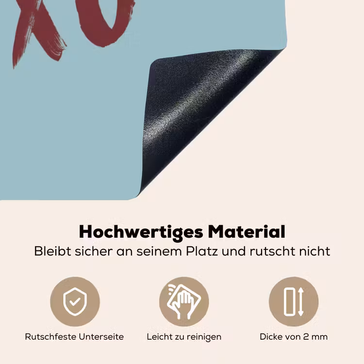XOXO - Blauw - Rood Inductie beschemer met haakjes klein -ky-onderkant-de