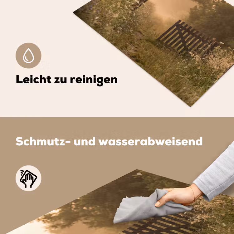Hek - Natuur - Mist - Veld Inductie beschemer met haakjes klein -ky-schoon-de
