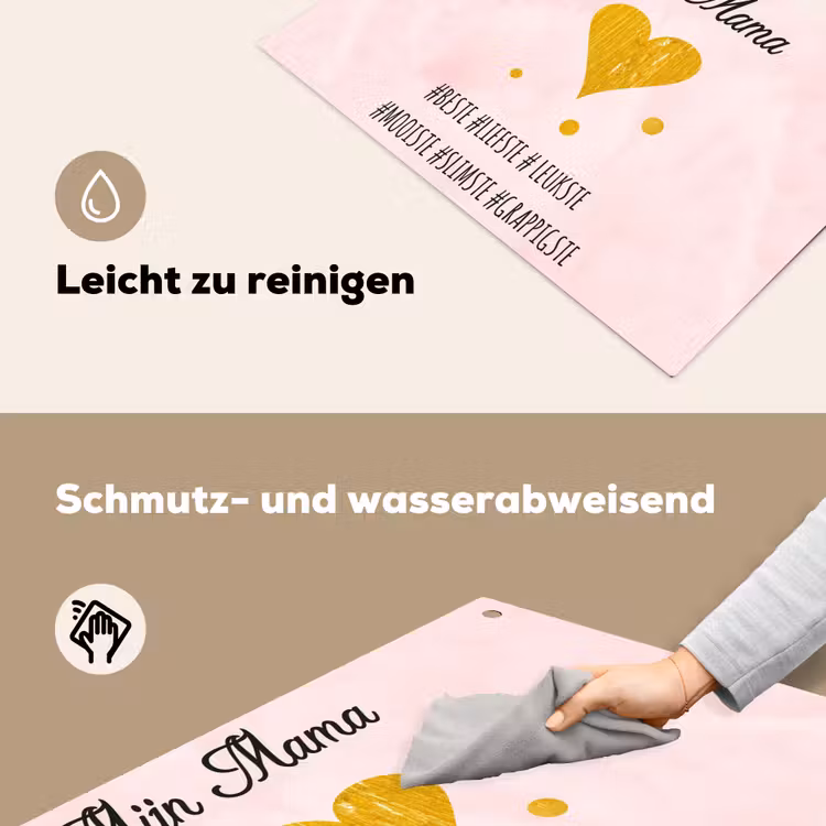 2-in-1 Herdabdeckplatte & Spritzschutz - Zitate - Mutter - Sprichwörter - Meine Mutter - Quotes - Moeder - Spreuken - Mijn mama Inductie beschemer met haakjes klein