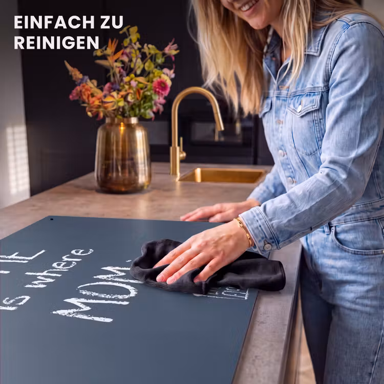 2-in-1 Herdabdeckplatte & Spritzschutz - Zitate - Zuhause ist, wo Mama ist - Sprichwörter - Mutter - Quotes - Home is where mom is - Spreuken - Moeder Inductie beschemer met haakjes klein