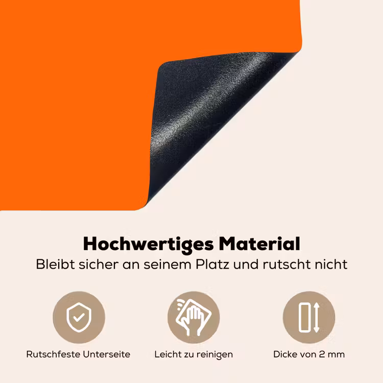 See te good - Paars - Oranje Inductie beschemer met haakjes klein -ky-onderkant-de