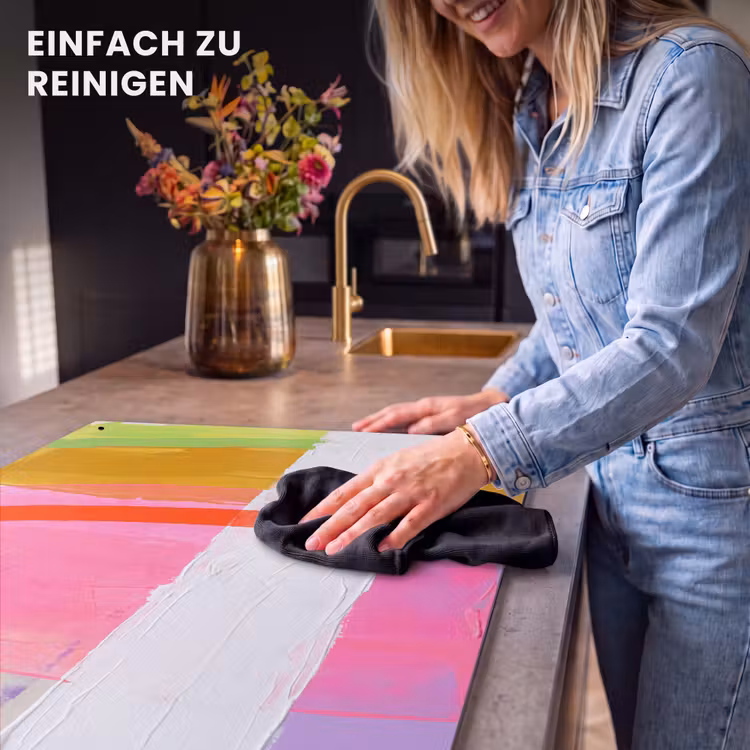 Abstract - Kleurrijk - Vormen - Modern - Kunst Inductie beschemer met haakjes klein -ky-schoon-de