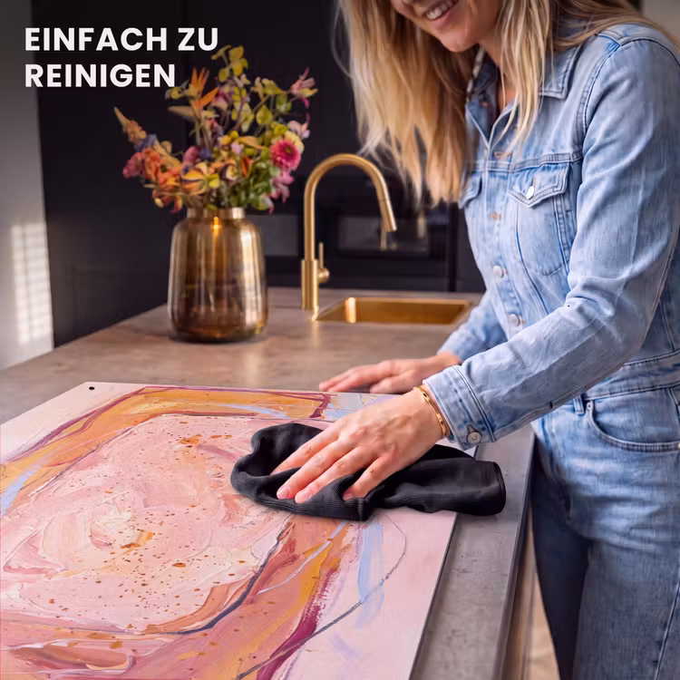 Abstract - Vormen - Modern - Roze Inductie beschemer met haakjes klein -ky-schoon-de