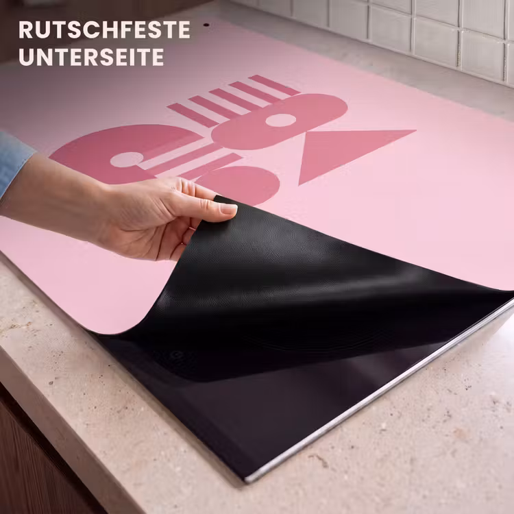 Abstract - Geometrisch - Vormen - Roze Inductie beschemer met haakjes klein -ky-onderkant-de