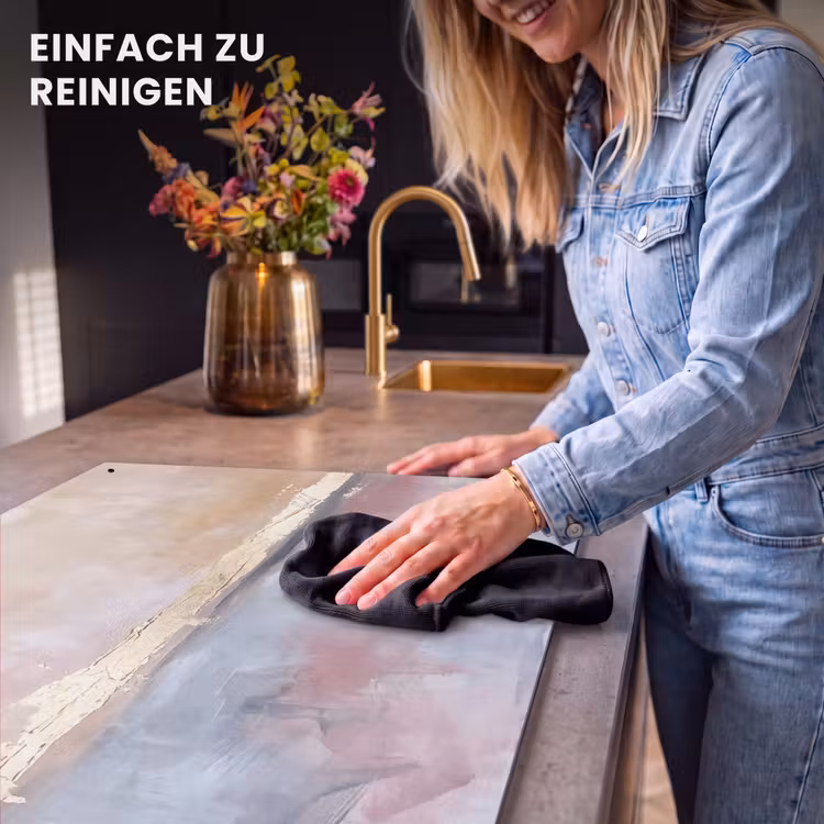 Abstract - Horizontaal - Kunst - Roze - Goud Inductie beschemer met haakjes klein -ky-schoon-de