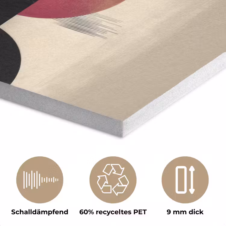 Abstract - Vormen - Beige - Texturen PET vilt klein -closeup_DE