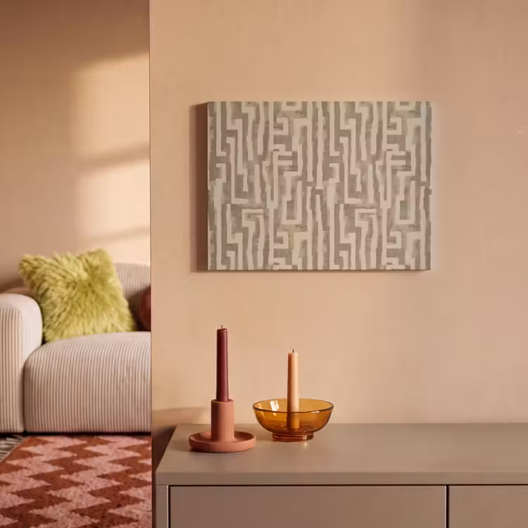 Abstract - Geometrisch - Groen PET vilt klein 837 -sfeer1