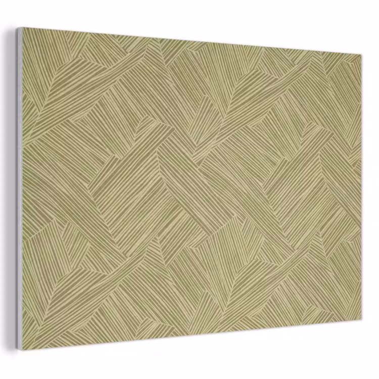 Abstract - Modern - Groen PET vilt klein 837 -3d