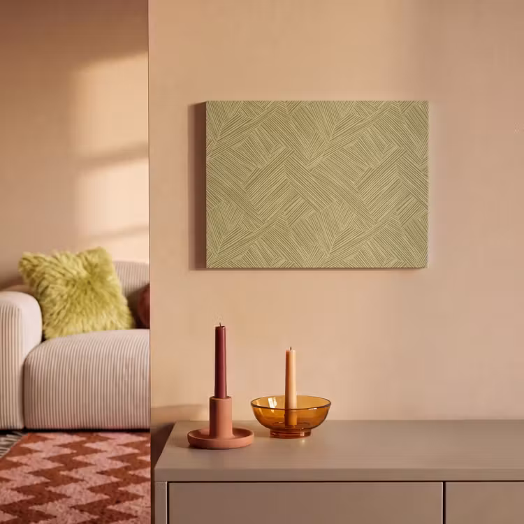 Abstract - Modern - Groen PET vilt klein 837 -sfeer1