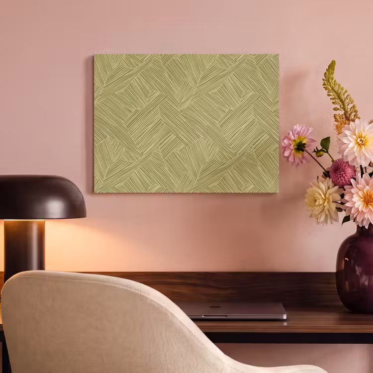 Abstract - Modern - Groen PET vilt klein 837 -sfeer3