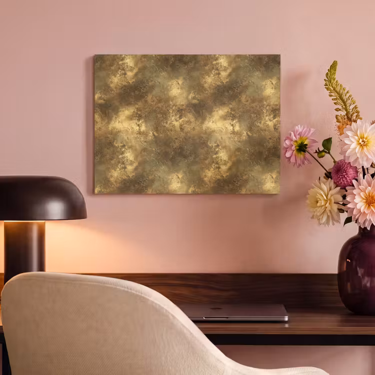 Antiek - Metaallook - Goud PET vilt klein 837 -sfeer3