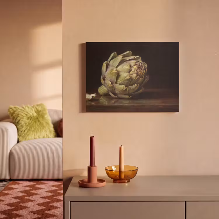 Akustikbild - Artischocke – Essen – Klassisch - Artichok - Eten - Klassiek PET vilt klein
