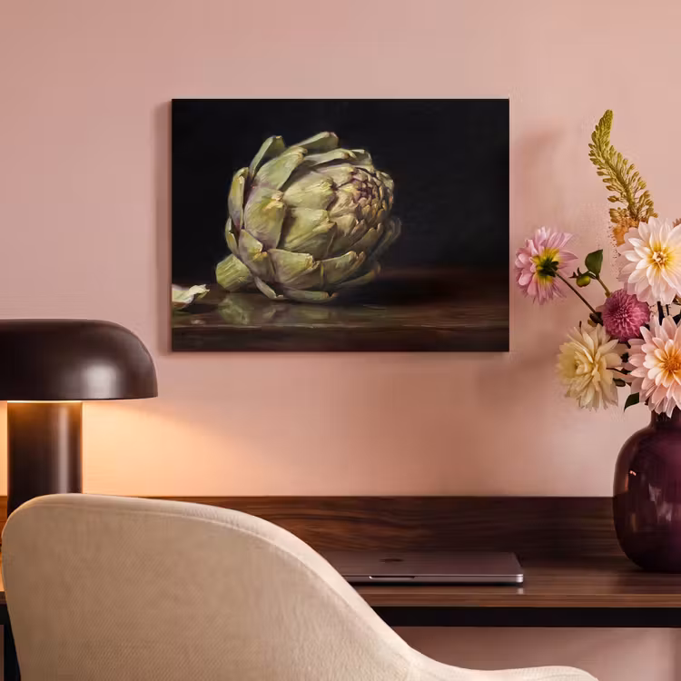 Akustikbild - Artischocke – Essen – Klassisch - Artichok - Eten - Klassiek PET vilt klein