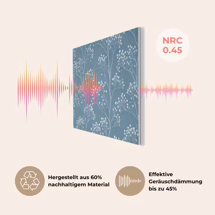 Takken - Bessen - Patroon - Lichtblauw PET vilt klein 837 -USP_DE