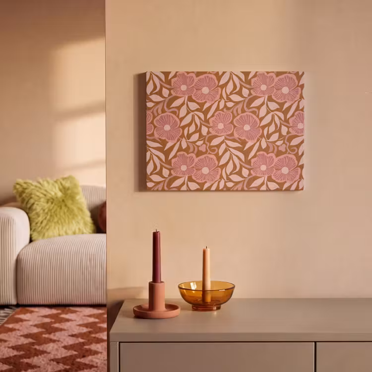 Sfeer - Bloemen - Roze PET vilt klein 837 -sfeer1