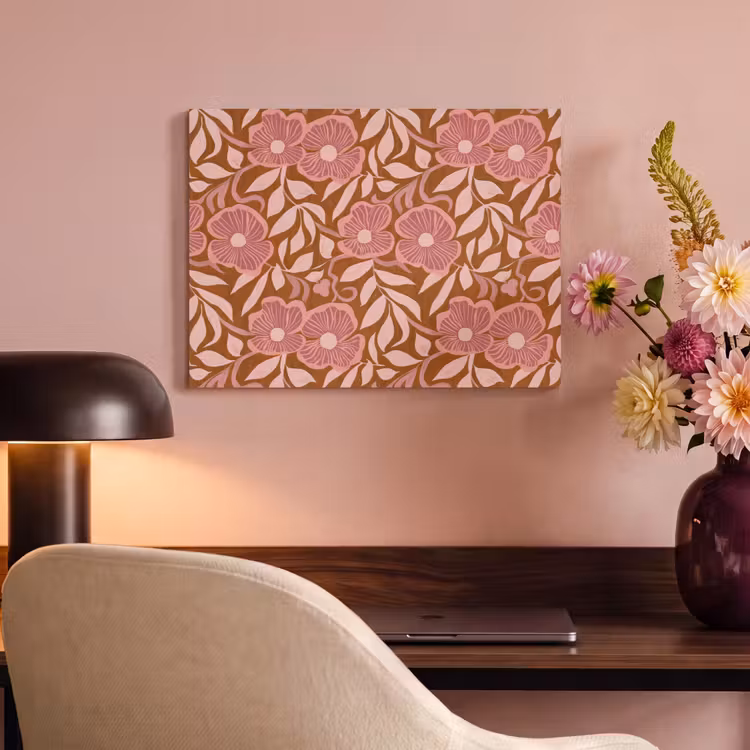 Sfeer - Bloemen - Roze PET vilt klein 837 -sfeer3