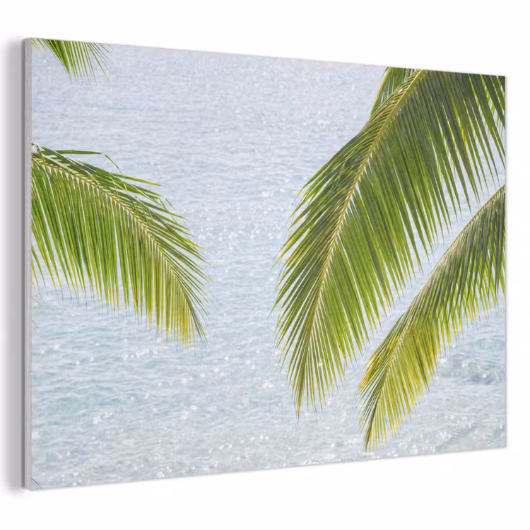 Boom - Bladeren - Water - Tropisch - Groen PET vilt klein -3d