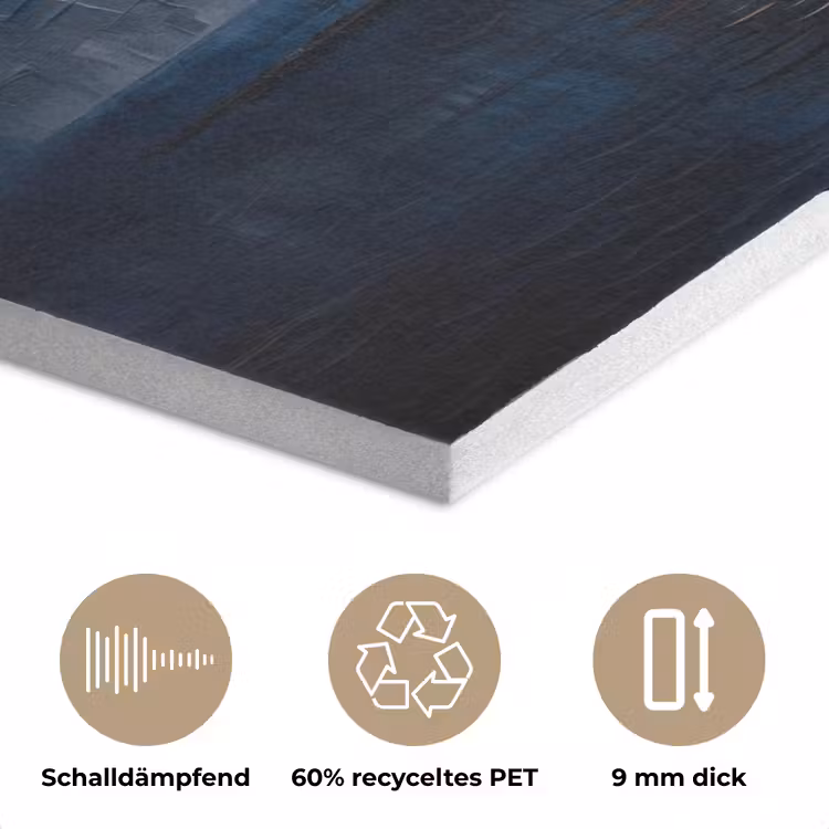 Boom - Blauw - Bladeren - Vakken PET vilt klein -closeup_DE