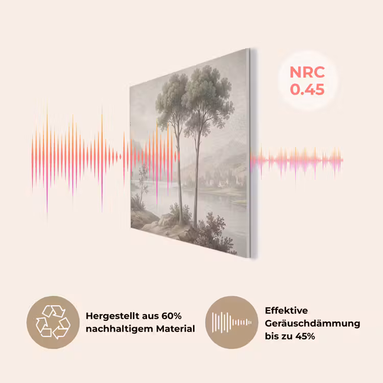 Bomen - Meer - Bergen - Illustratie PET vilt klein -USP_DE
