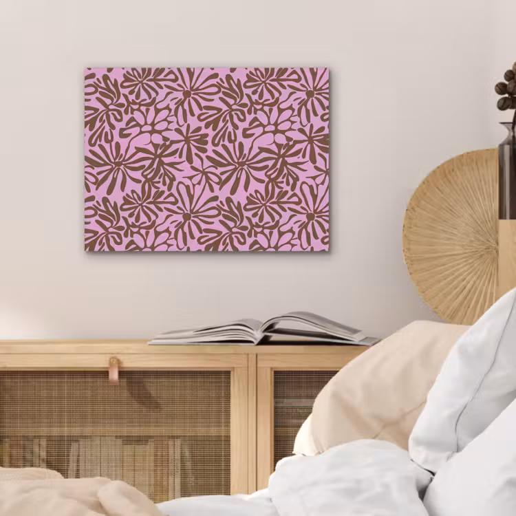 Organisch - Patroon - Roze PET vilt klein 837 -sfeer3