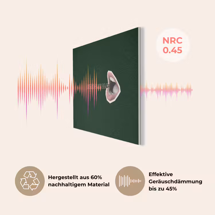 BLAH BLAH BLAH - Mond - Groen PET vilt klein -USP_DE