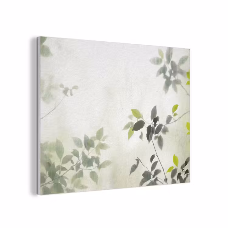 Blad - Schaduw - Natuur - Abstract - Groen PET vilt klein -3d