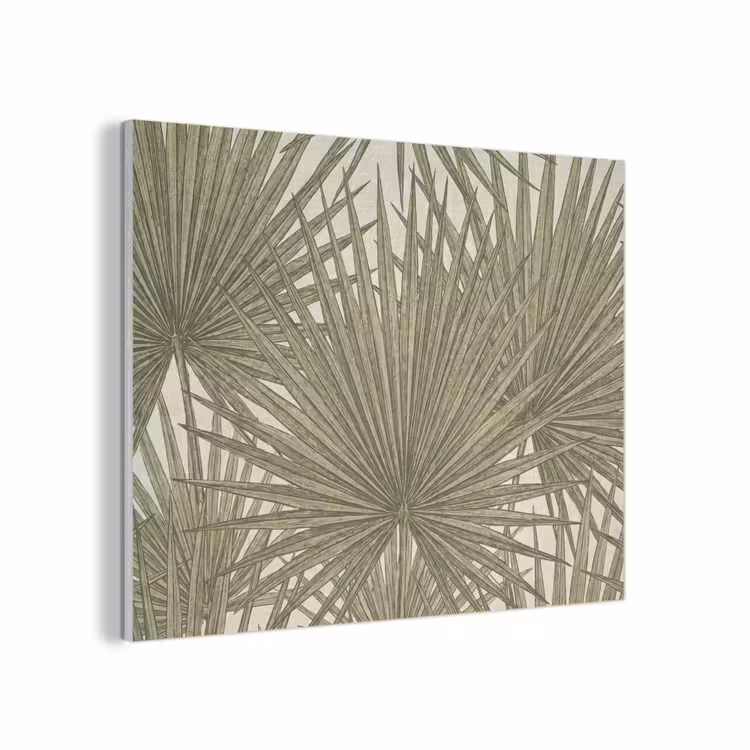 Blad - Tropisch - Patroon - Natuur - Groen PET vilt klein -3d