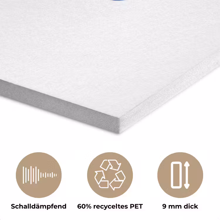 Blauw - Quote - Wit PET vilt klein -closeup_DE