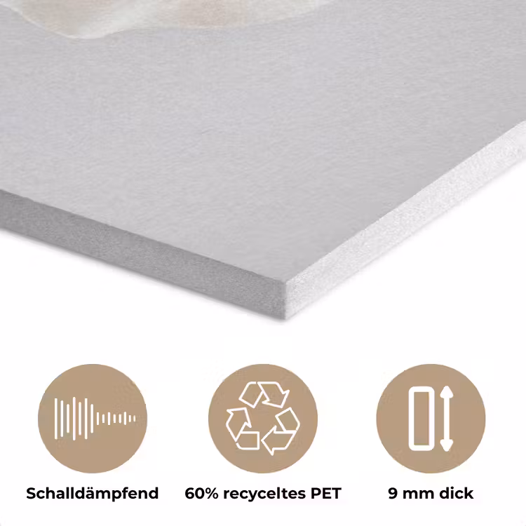Bloem - Minimalistisch -Wit PET vilt klein -closeup_DE