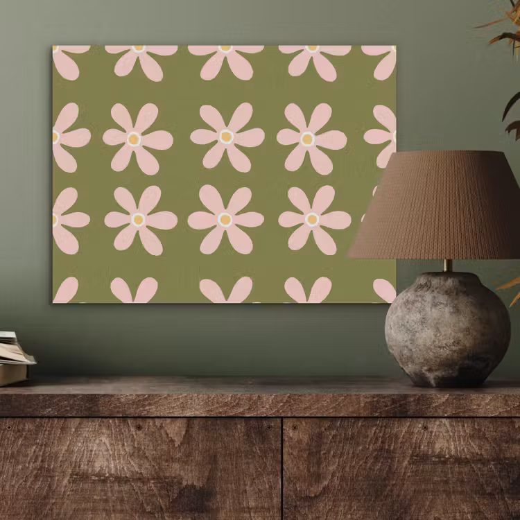 Bloem - Modern - Groen PET vilt klein 837 -sfeer2
