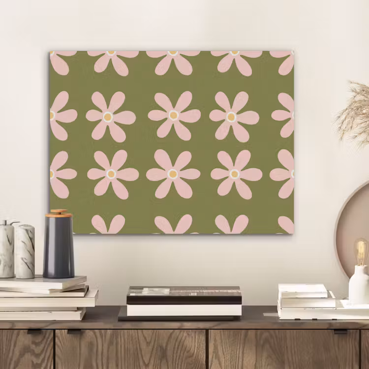 Bloem - Modern - Groen PET vilt klein 837 -sfeer1