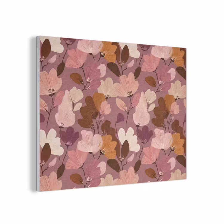 Bloem - Patroon - Roze PET vilt klein 837 -3d
