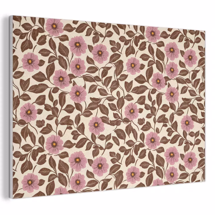 Bloemen - Bladeren - Kleurrijk PET vilt klein 837 -3d
