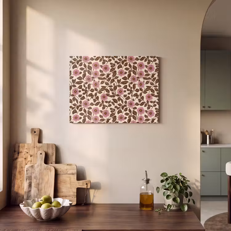 Bloemen - Bladeren - Kleurrijk PET vilt klein 837 -sfeer2