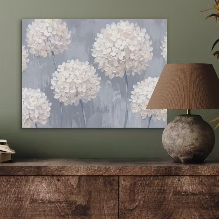Bloemen - Illustratie - Blauw PET vilt klein -sfeer2