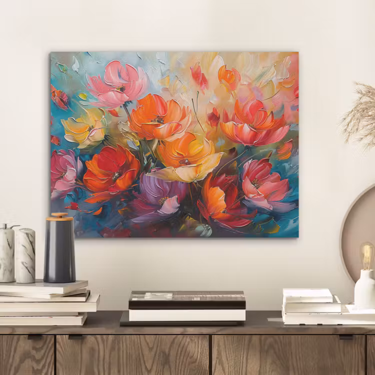 Bloemen - Kunst - Watercolor - Botanisch PET vilt klein -sfeer1