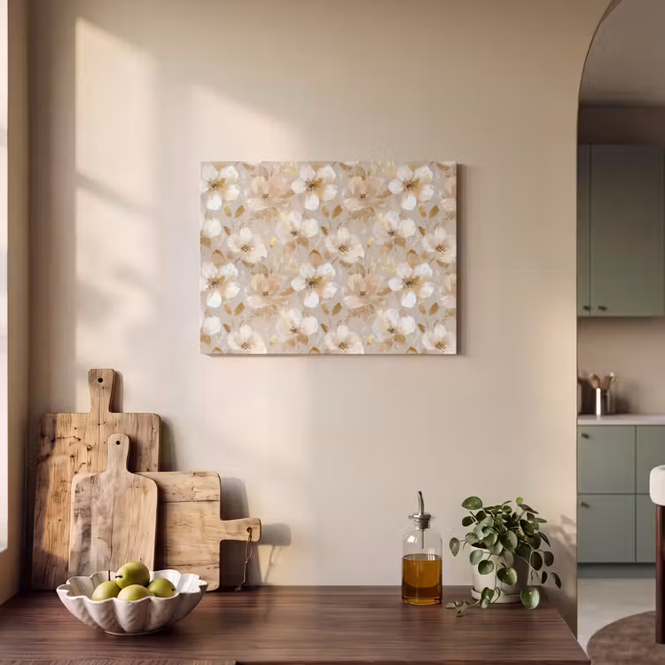 Bloemen - artistiek - Goud PET vilt klein 837 -sfeer2