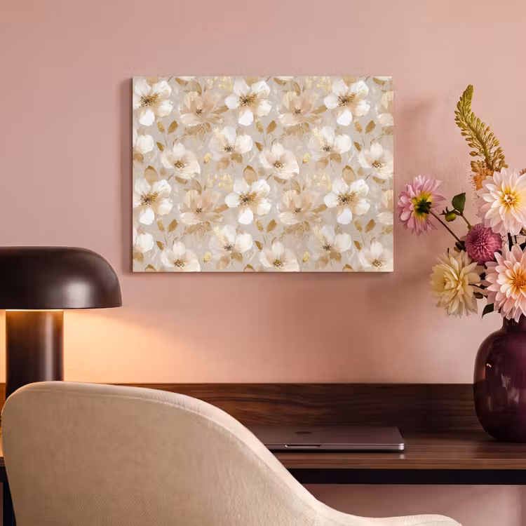 Bloemen - artistiek - Goud PET vilt klein 837 -sfeer3