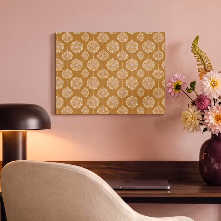 Bloemen - Modern - Oker PET vilt klein 837 -sfeer3
