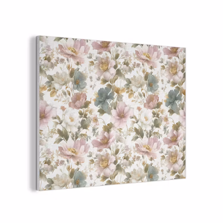 Bloemen - Patroon - Pastel PET vilt klein 837 -3d