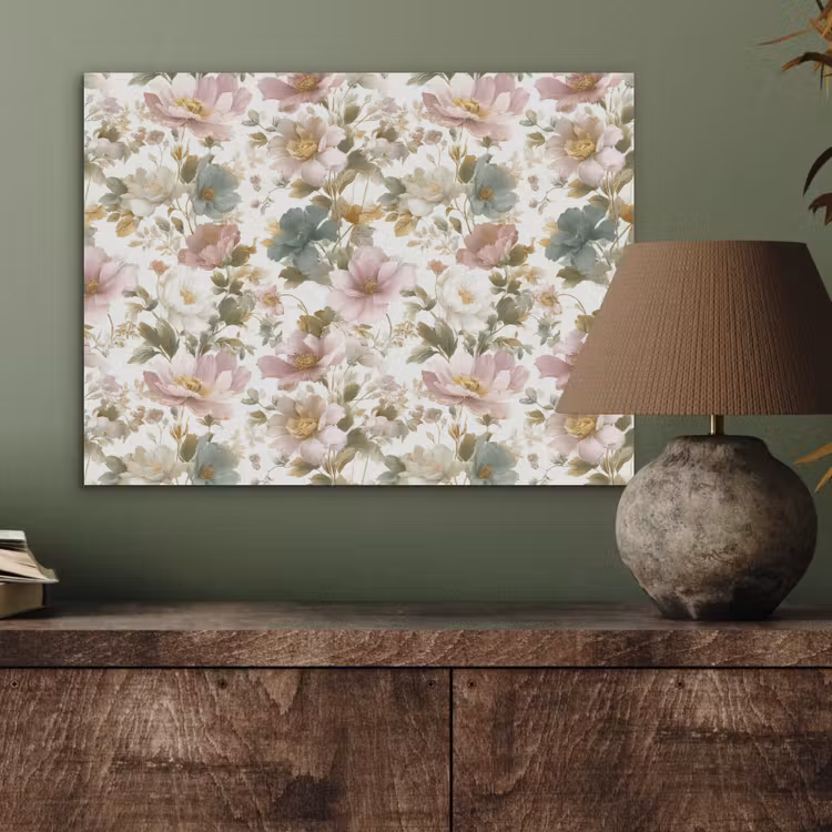Bloemen - Patroon - Pastel PET vilt klein 837 -sfeer2