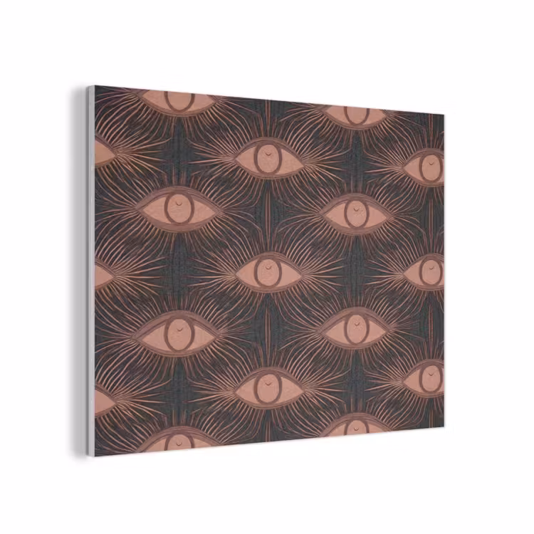 Boheems - Oog - Bruin PET vilt klein 837 -3d