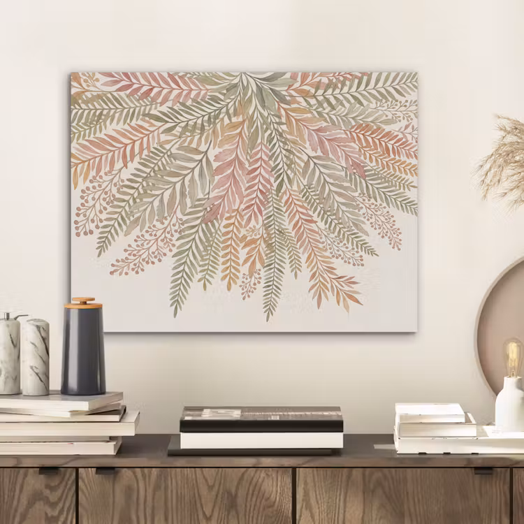 Botanisch - Aquarel - Kleurrijk PET vilt klein -sfeer1