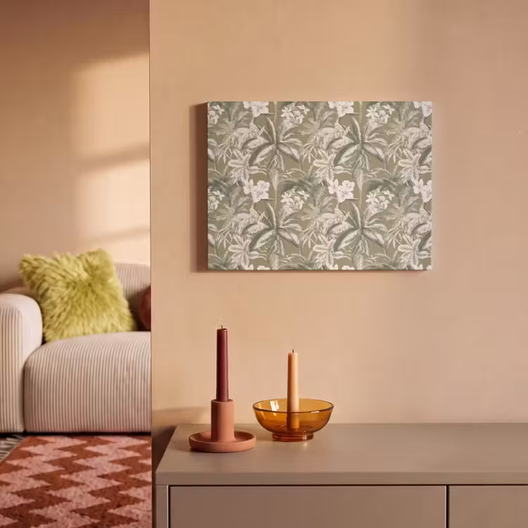 Botanisch - Bloemen - Groen PET vilt klein 837 -sfeer1