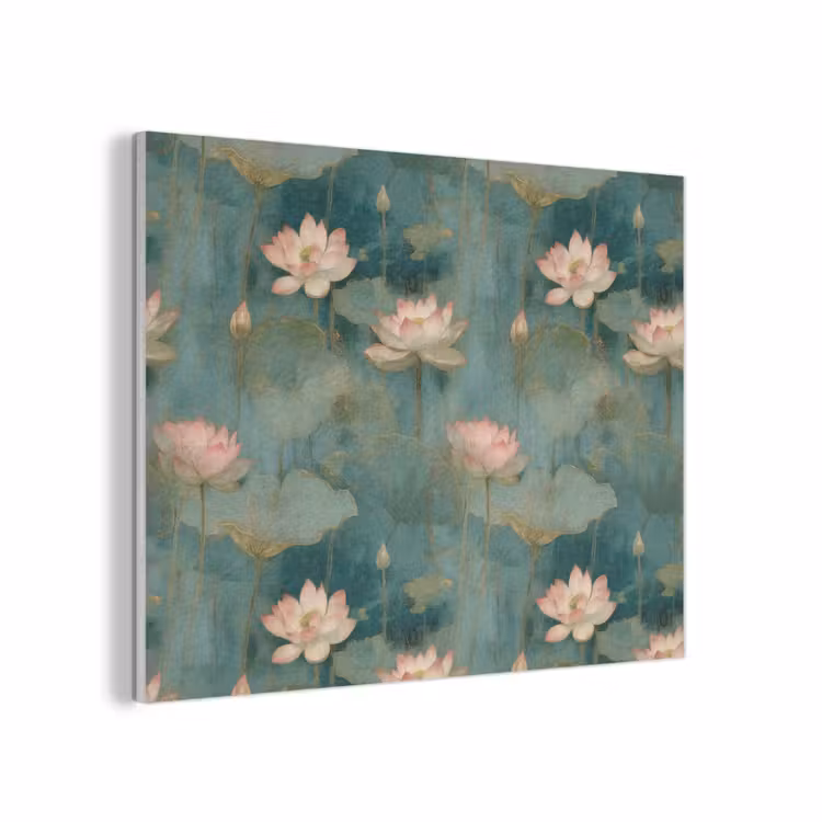 Botanisch - Bloemen - Roze PET vilt klein 837 -3d