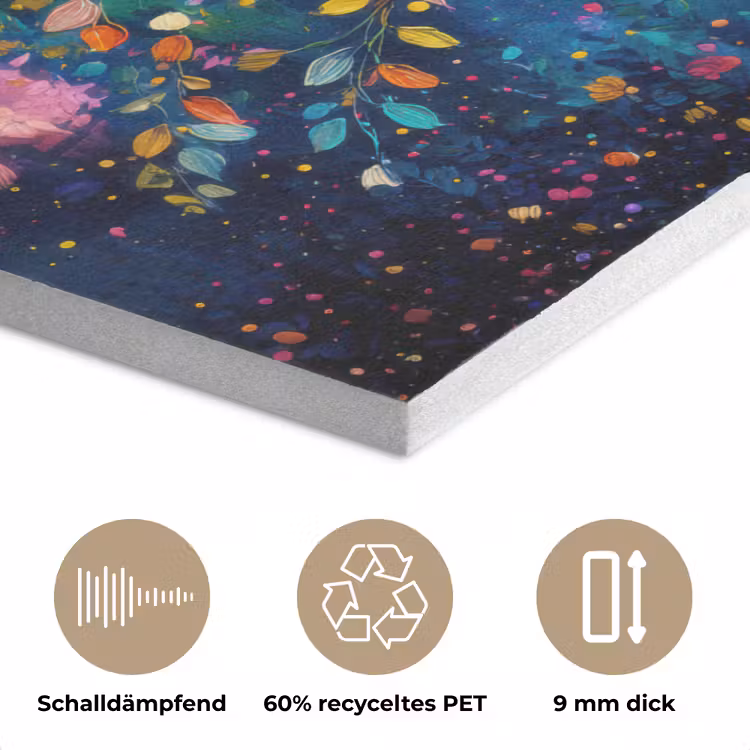 Kleurrijk - Boom - Magisch - Abstract PET vilt klein -closeup_DE