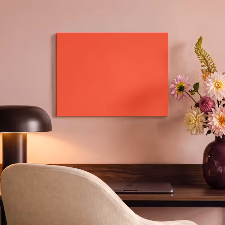 Burnt - Coral - Oranje PET vilt klein 837 -sfeer3
